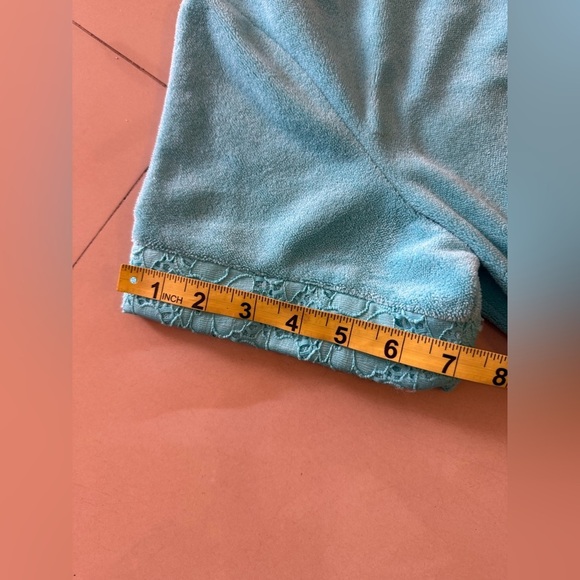 Miss Elaine Relax full Zip Front Waffle Knit Robe pocket size M - Picture 9 of 16